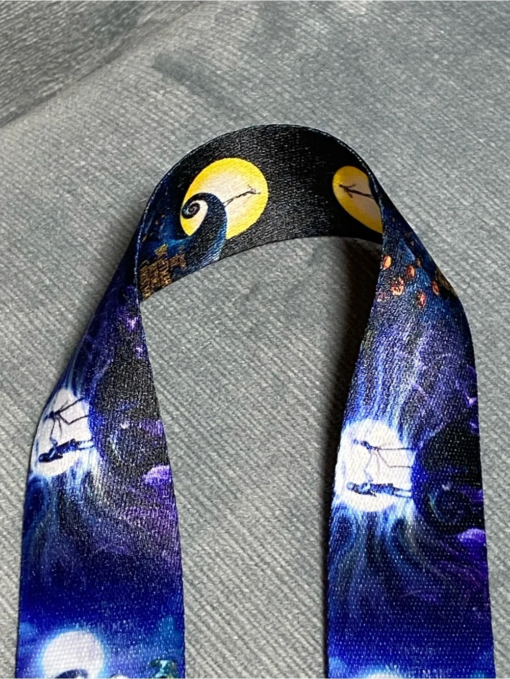The Nightmare Before Christmas Jack Skellington Lanyard - Blue/Purple NWOT